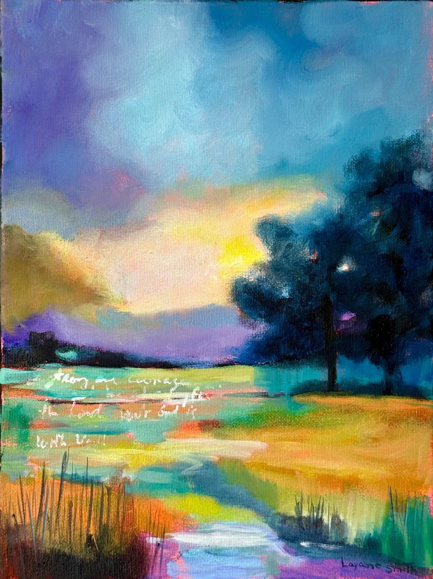 “Go Anyway” original art