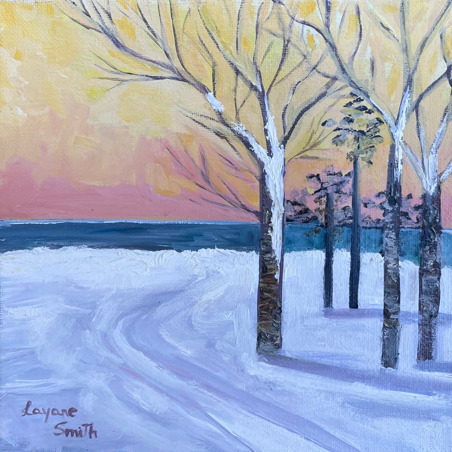 “The Glow Beyond” original art