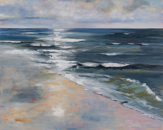 “Ocean’s Embrace” original art