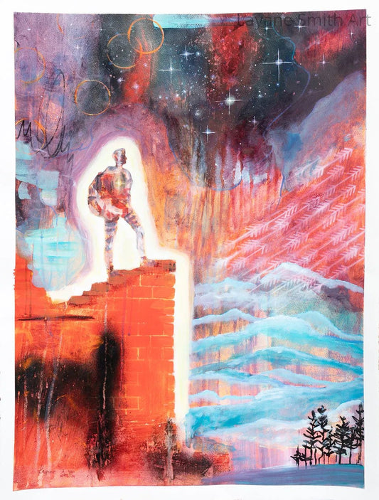 "Wonder" Painting on Paper