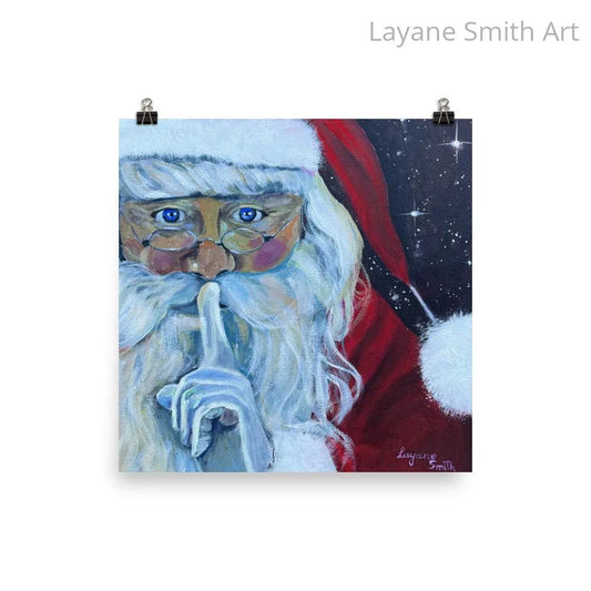 "Incognito" ( Santa print)