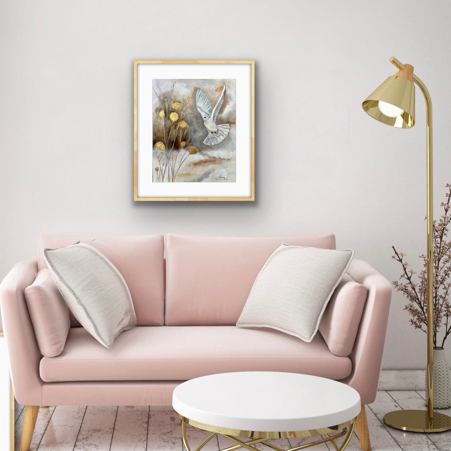 “A Moment of Blessing” original art