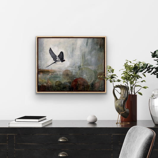 “On My Way” original art